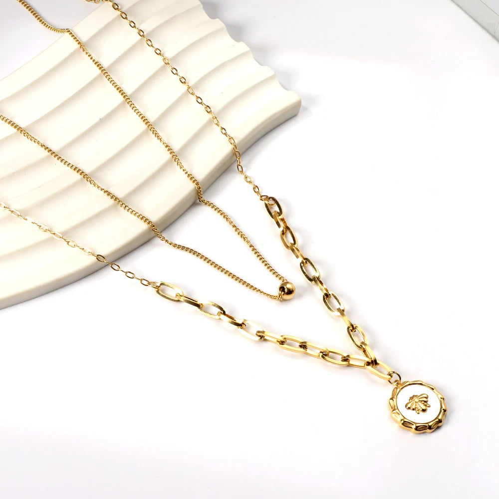 Luxury Heart Zirconia Jewelry Set – Elegant Necklace & Earrings for Women
