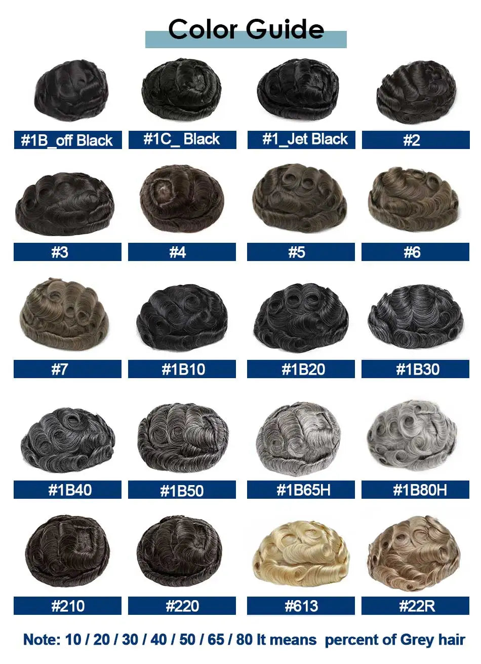 The Invisible Crown — Men's French Lace Toupee | 100% Indian Remy Hair | Natural Hairline | 6-Month Lifespan