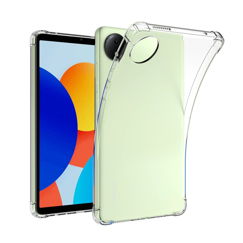 For Redmi Pad SE 8.7 2024 Case Transparent Airbags Soft Silicone TPU Protection Shockproof Cover For Xiaomi RedmiPad SE 8.7 Inch