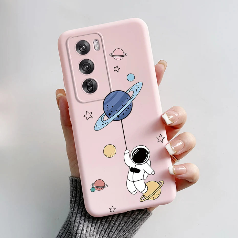 OPPO Reno 12 Pro 5G Phone Case – Cute Rabbit & Panda Soft Silicone Cover (CPH2629)