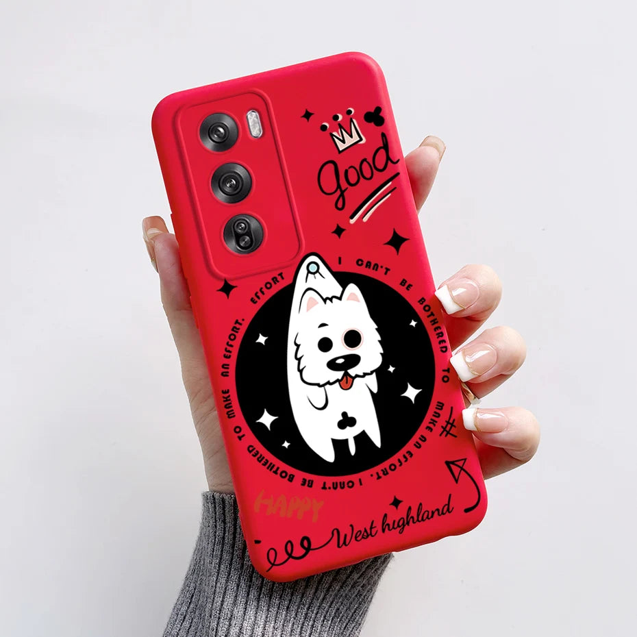 OPPO Reno 12 Pro 5G Phone Case – Cute Rabbit & Panda Soft Silicone Cover (CPH2629)