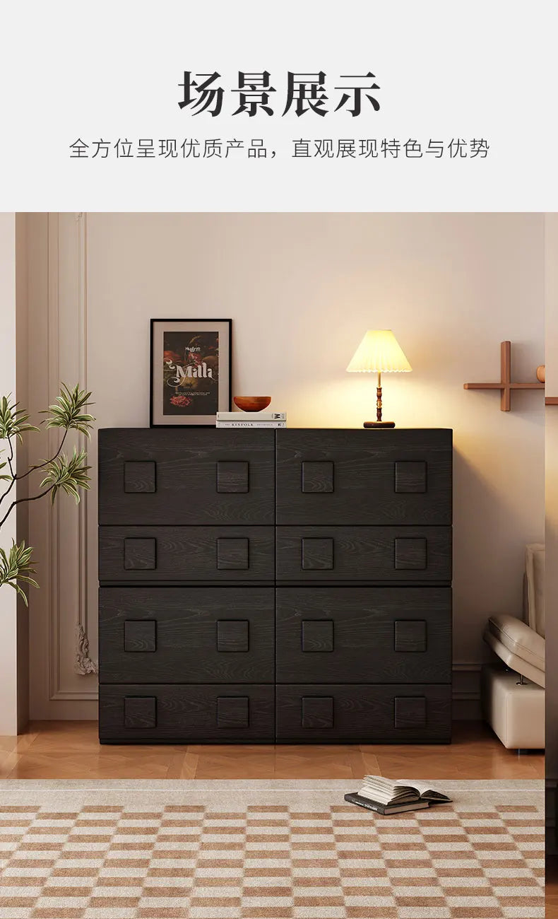 American Glam Living Room Cabinet – Glamorous Storage Display Unit for Home