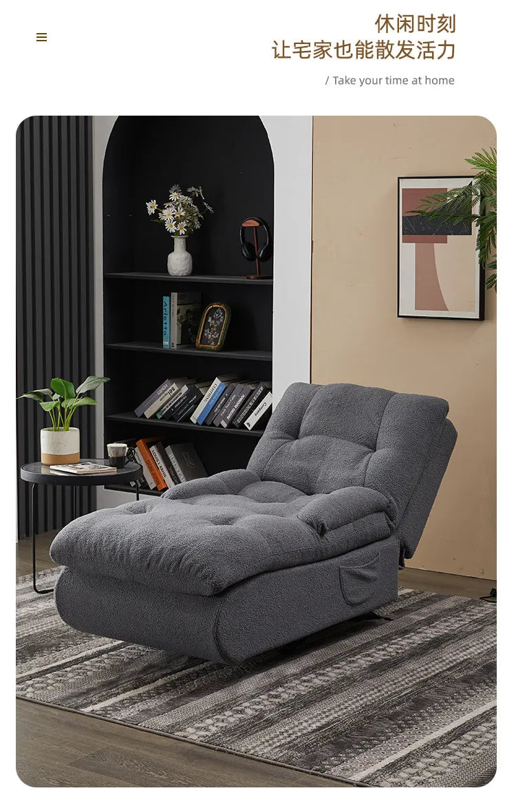 Italian Design Cushion Sofa – Comfortable Multifunctional Small Apartment Sleeper Sofa