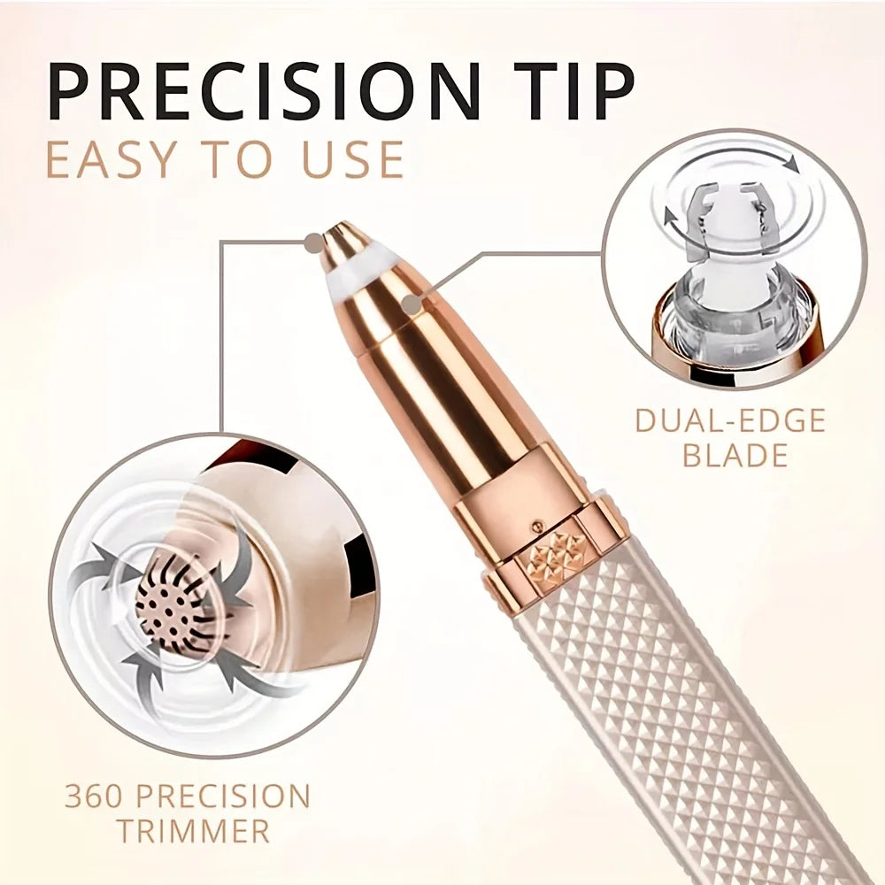Rechargeable 4-in-1 Women's Electric Shaver – Bikini Trimmer, Shaver & Hair Removal Kit