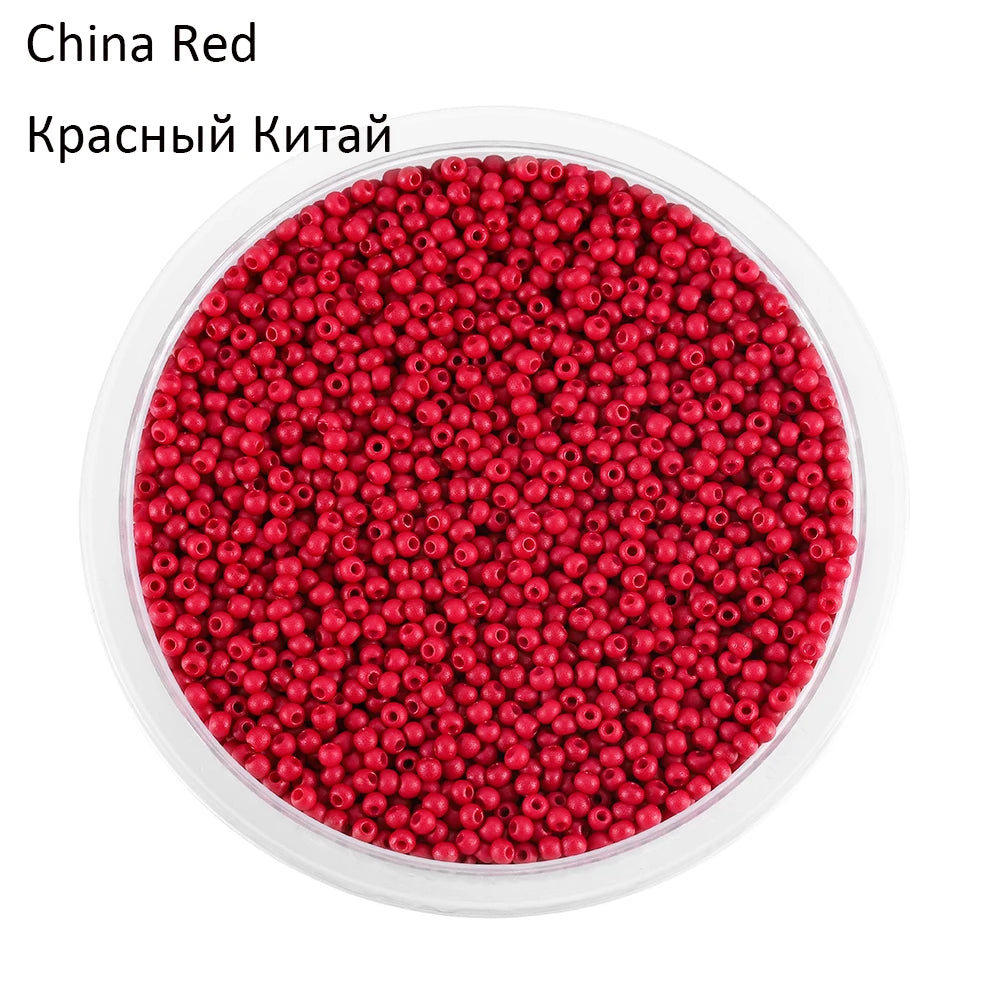 2mm Charm Glass beads Czech Glass Seed Beads Small Round Loose Bead For DIY Jewelry Making Earrings Bracelet