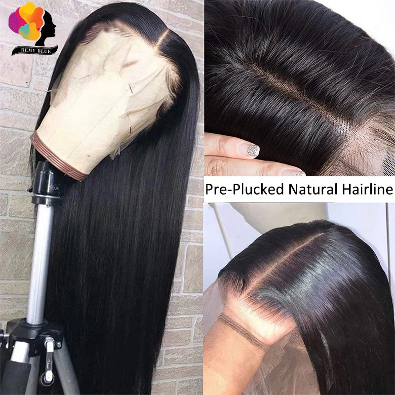 13x6 Loose Deep Wave Lace Front Human Hair Wig Brazilian 13x4 Transparent Lace Frontal Wigs for Black Women Curly Human Hair Wig