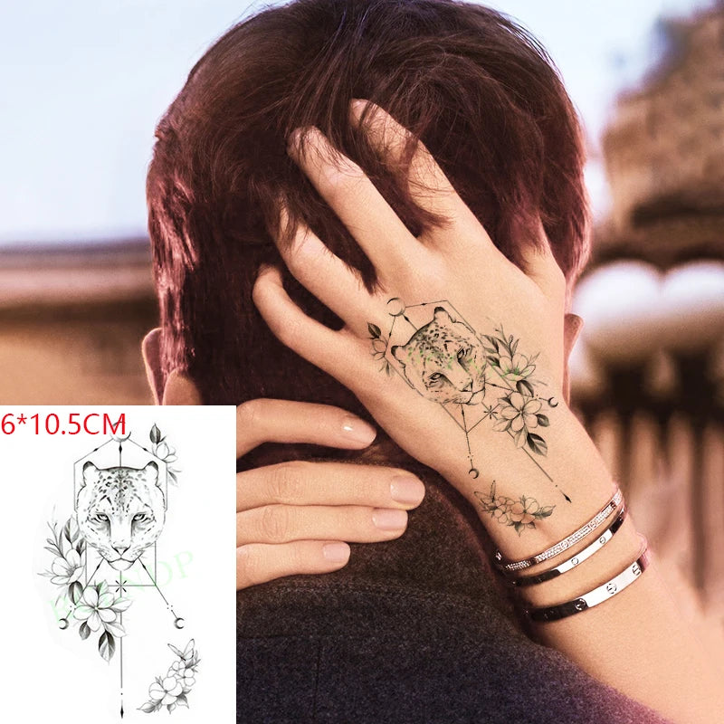 Anime Fire Flame Temporary Tattoo – Waterproof Flash Tattoo for Kids, Men & Women