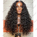 Indian Raw Wavy Hair 200 Density U Part Wigs for Black Women 1x4 Middle Open Cheap Hair Wigs V Shape Human Hair Wig Easy Install