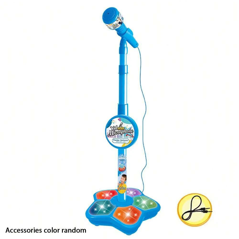 Kids Karaoke Microphone Stand – Portable Children's Electronic Karaoke Machine for Parties