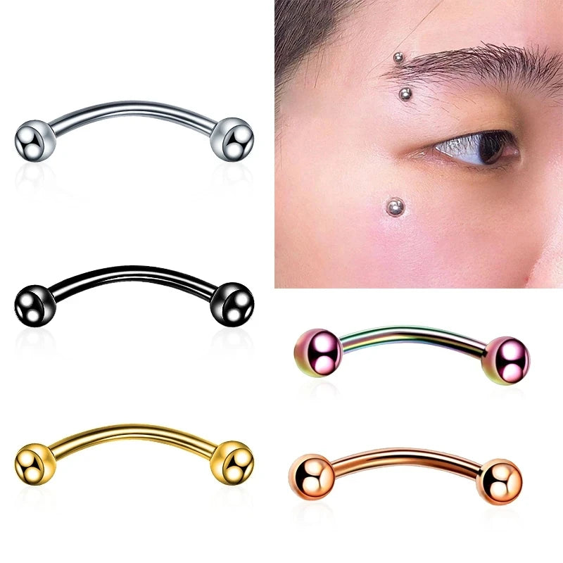 Metal Horseshoe Fake Nose Ring – C-Clip Septum & Lip Hoop for Women & Men