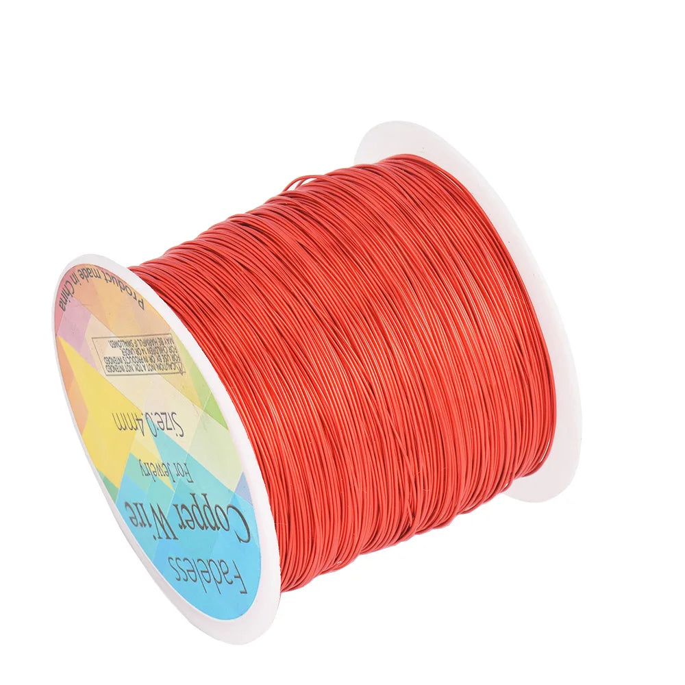 100M/roll Copper Wire 0.3/0.4/0.5mm Beading Cord DIY For Jewelry Making Accessories