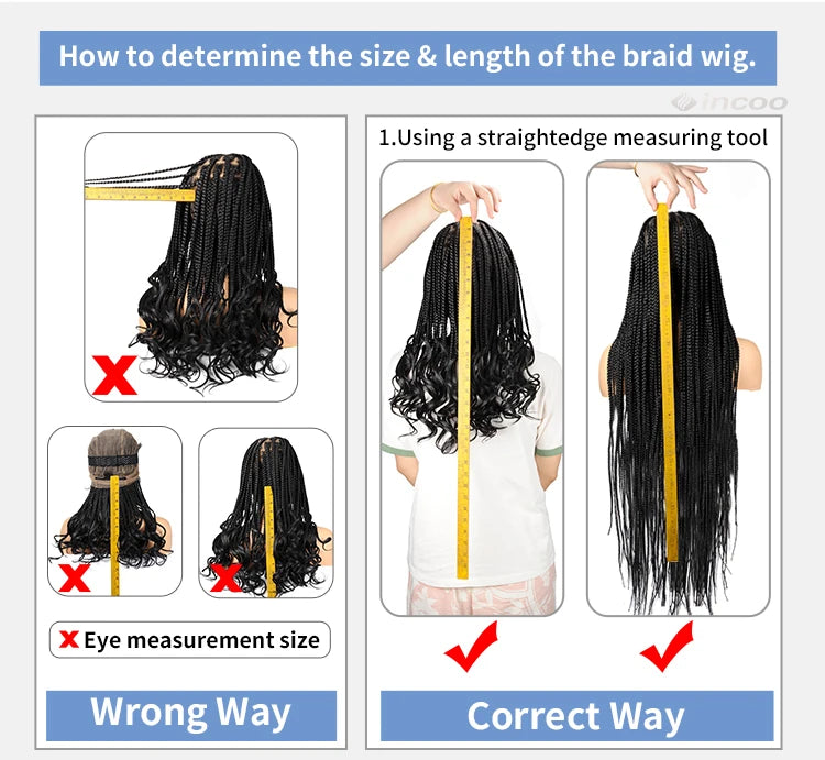 Locs Goddess Full Lace Synthetic Braided Wig 40'' Soft Butterfly Crochet Hair Wig Pre Looped Afro Box Braids Wig For Black Women