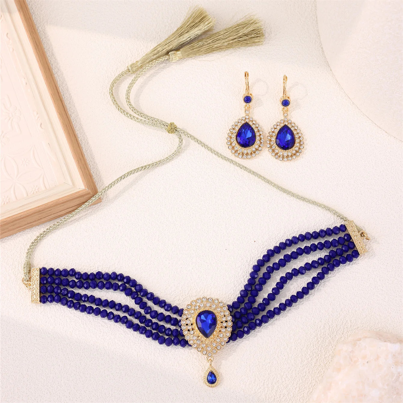 Moroccan Women's Bridal Jewelry Set – Luxurious Traditional Accessories for Weddings & Holiday Gifts