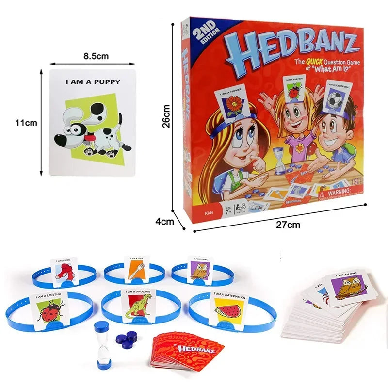 Kids Picture Guessing Board Game – Who Is It? Family Party Game for Children