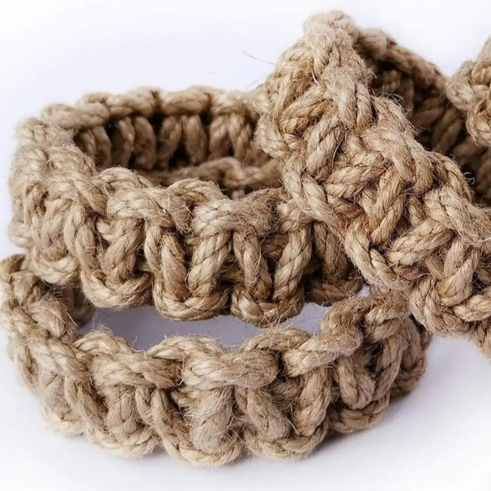Hemp Rope Curtain Ties | Braided Jute Curtain Tiebacks | Rustic Classic Style Home Decor for Drapes & Curtains