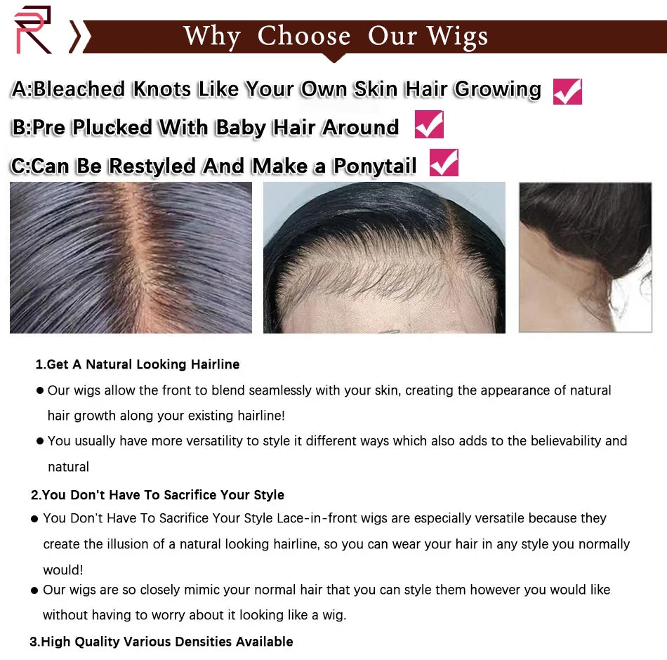 13x4 Straight Chocolate Brown Lace Front Human Hair Wigs Colored Pre Plucked Dark Brown 13x6 Hd Lace Frontal Wig Human Hair