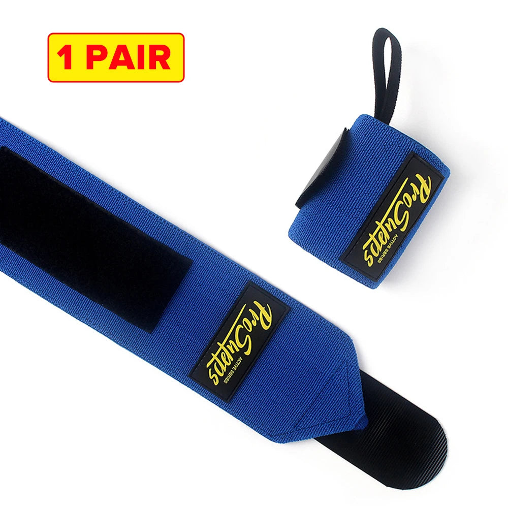Gym Wrist Support Straps – Breathable Wristbands for Fitness, Weightlifting & Sports (1 Pair)