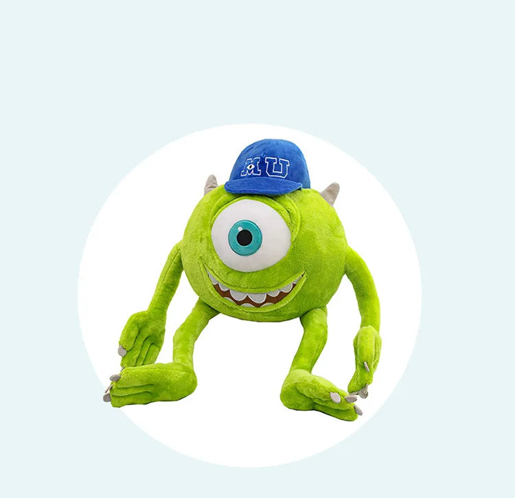 Mike Wazowski Plush Toy | Monsters University Stuffed Animal | Soft PP Cotton | 35cm, 60cm & 80cm