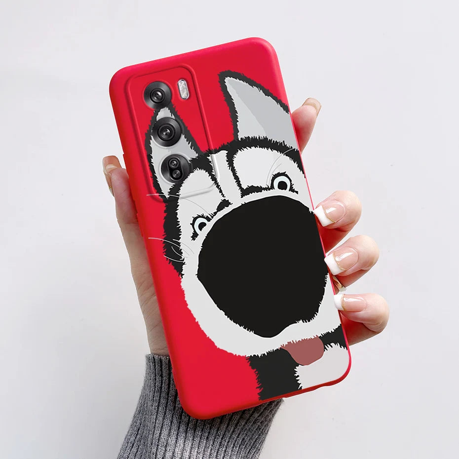 OPPO Reno 12 Pro 5G Phone Case – Cute Rabbit & Panda Soft Silicone Cover (CPH2629)