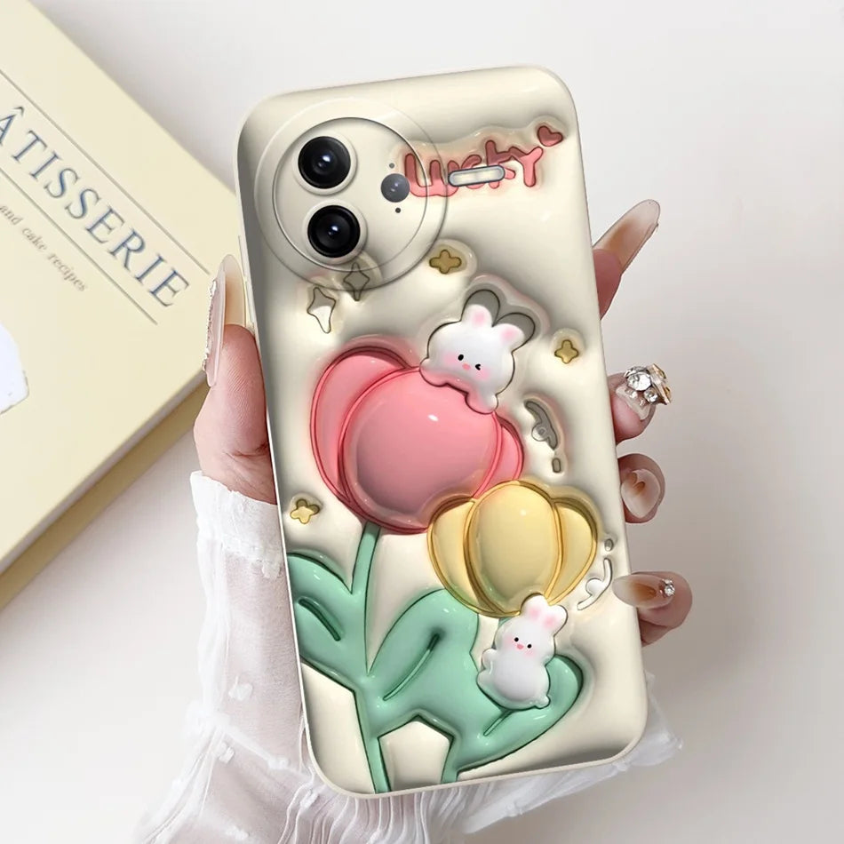 Xiaomi Poco F7 Ultra / F7 Pro Phone Case – Cute Cat & Panda Soft Silicone Shockproof Cover