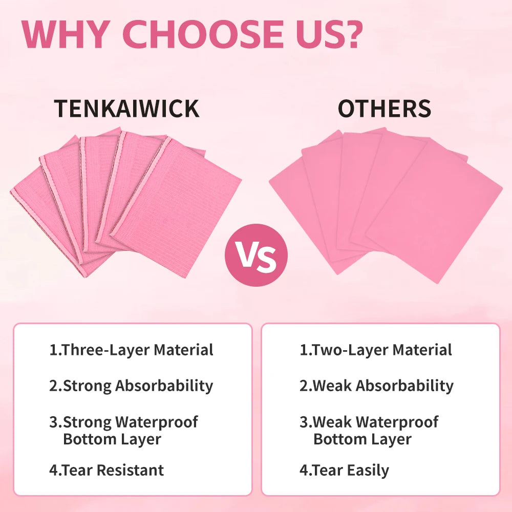 50pcs Tattoo Clean Pad Mat Waterproof for Manicure Makeup Tattoo Microblading Supplies Accessories Disposable Tattoo Clean Pad
