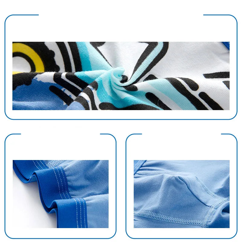 Boys' Underwear – Fun Vehicle & Fire Engine Print Comfortable Briefs & Boxers for Kids