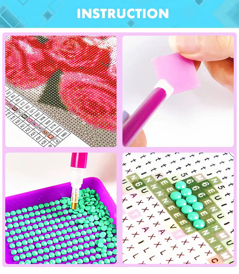 EverShine Diamond Painting Bridge Landscape Kit | 5D DIY Full Drill Diamond Embroidery | Stress-Relief Craft & Home Decor