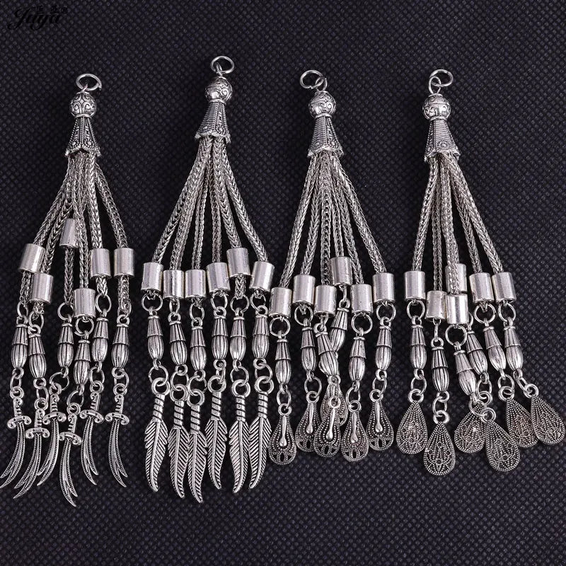Ethnic Tassel Pendant Charms – DIY Religious Prayer Bead Necklace Supplies