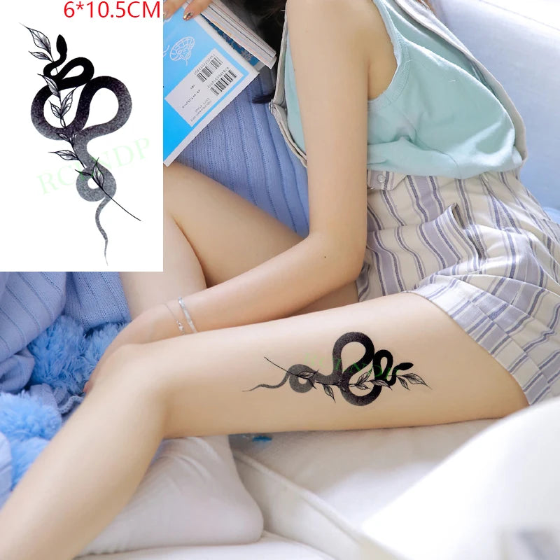Anime Fire Flame Temporary Tattoo – Waterproof Flash Tattoo for Kids, Men & Women