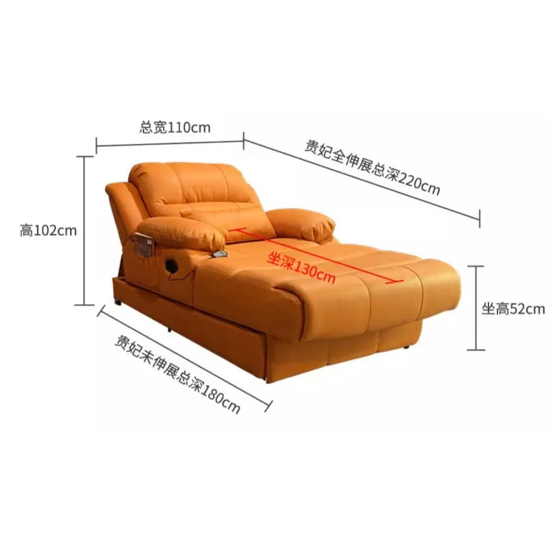 Luxury Minimalist Living Room Sofa – Elegant Nordic Lounge Cinema Sofa for Apartments