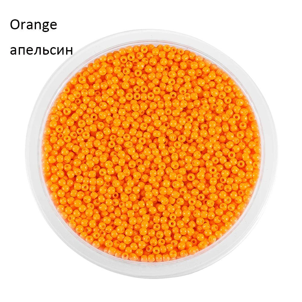 2mm Charm Glass beads Czech Glass Seed Beads Small Round Loose Bead For DIY Jewelry Making Earrings Bracelet