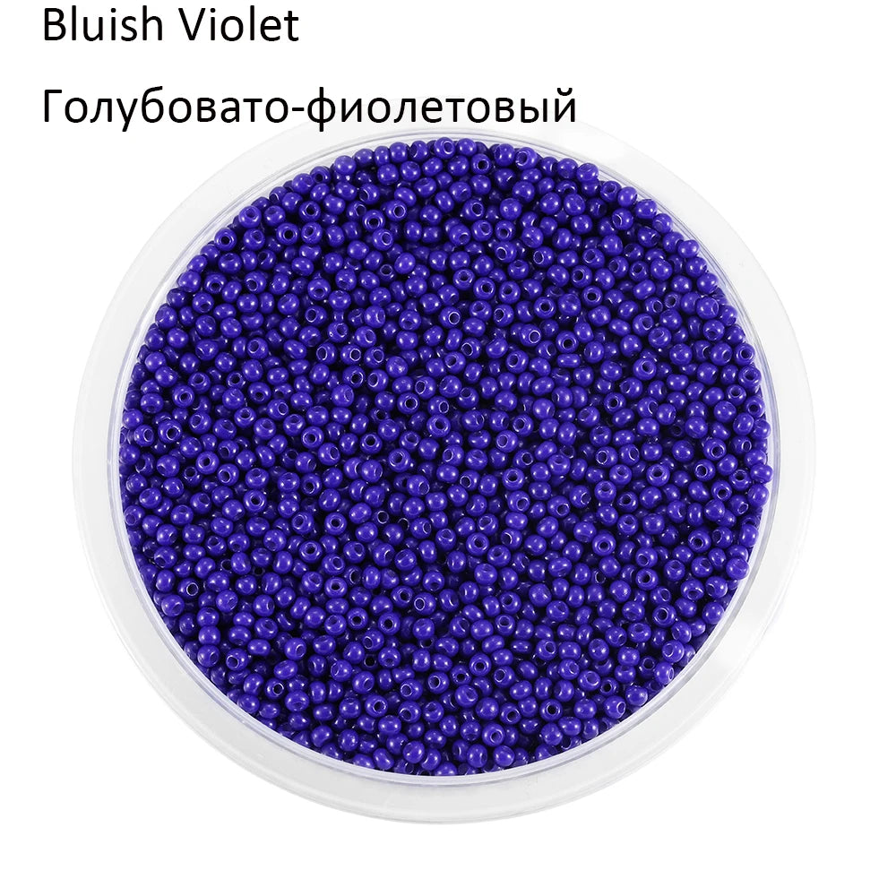 2mm Charm Glass beads Czech Glass Seed Beads Small Round Loose Bead For DIY Jewelry Making Earrings Bracelet