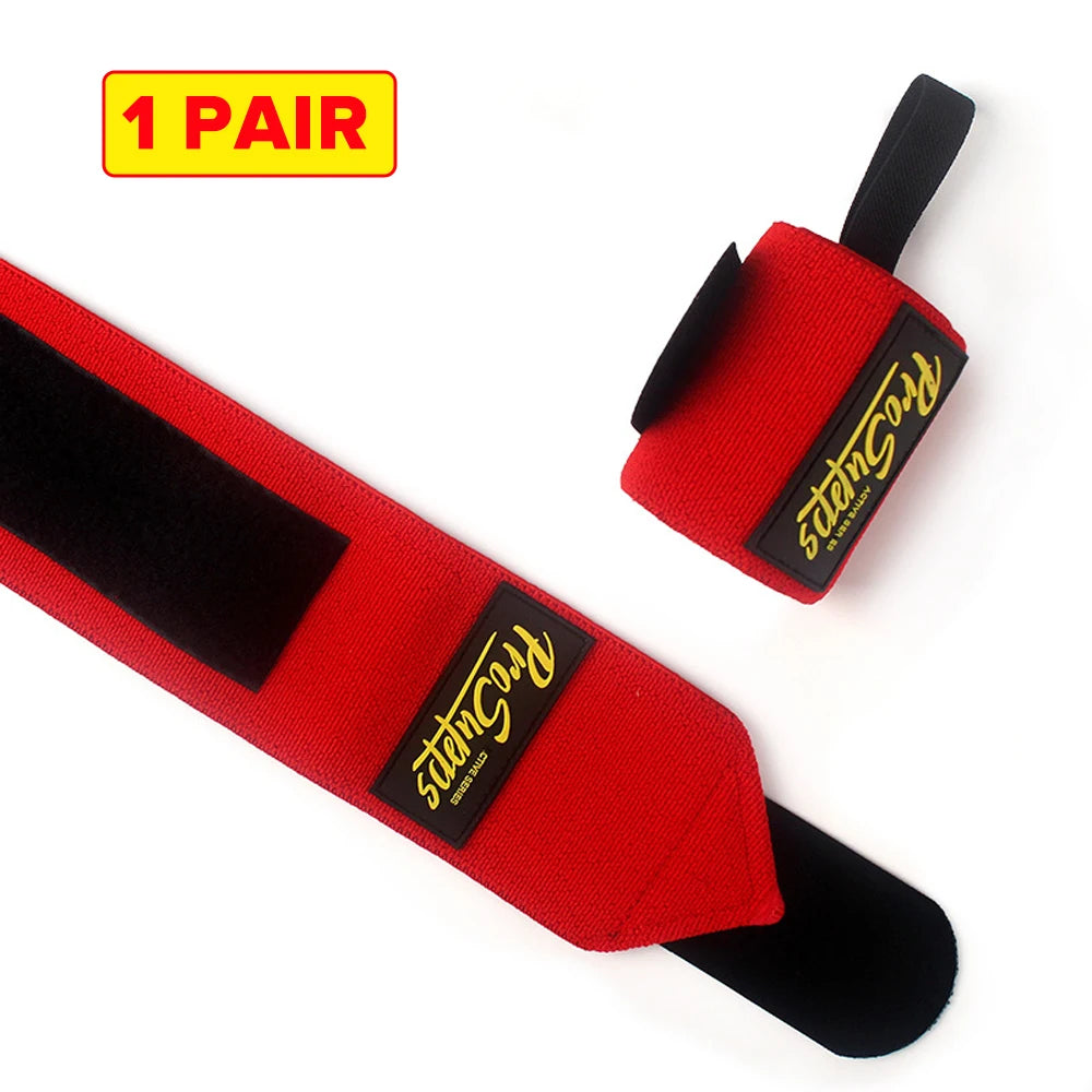 Gym Wrist Support Straps – Breathable Wristbands for Fitness, Weightlifting & Sports (1 Pair)