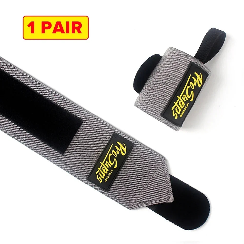 Gym Wrist Support Straps – Breathable Wristbands for Fitness, Weightlifting & Sports (1 Pair)