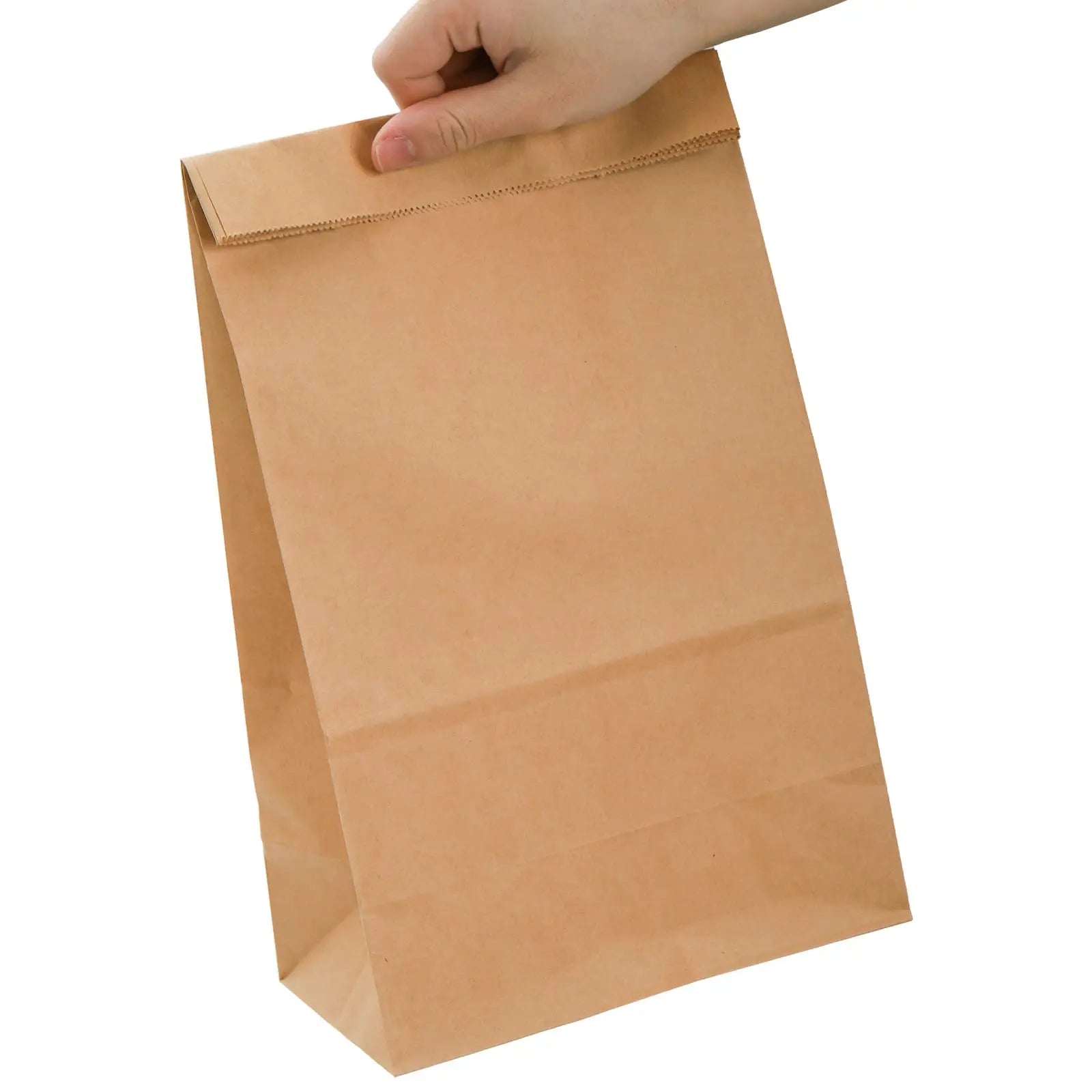 Paper Lunch Bags 50/100PCS Kraft Paper Sandwich Bags for Bread Snack Small Paper Grocery Bags Food Packaging Take Away Bag