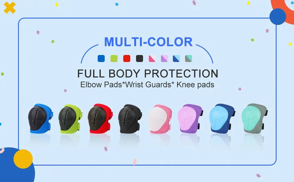 Kids Knee Pads & Elbow Pads Set – Protective Safety Gear for Children Ages 3–7