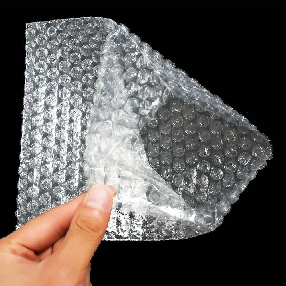 50pcs PE Clear Cushioning Covers Envelope Shockproof Package White Bubble Bag Protective Wrap Foam Packing Bags