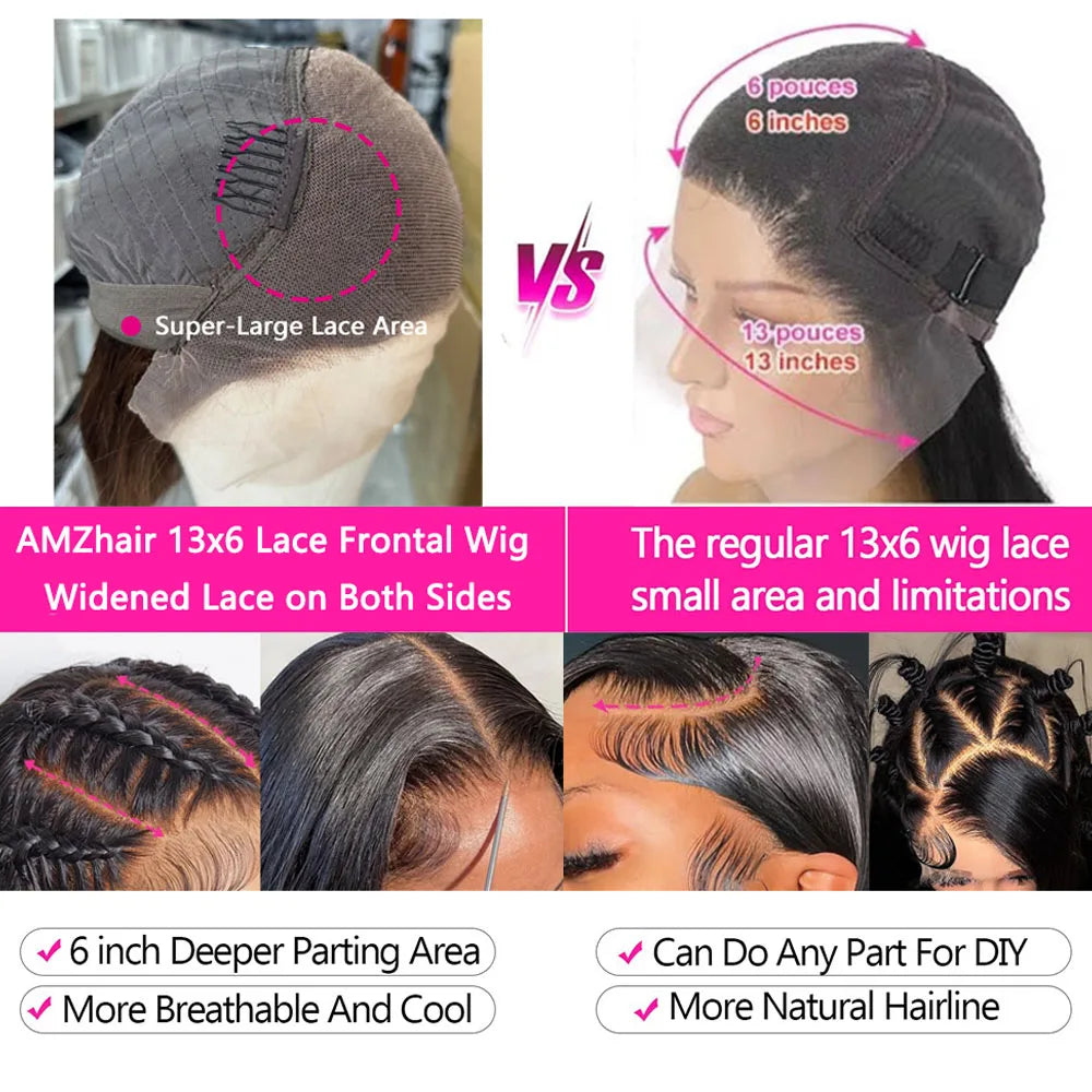 Highlight Colored Straight Lace Front Human Hair Wigs Honey Blonde 13X4 13x6 HD Transparent Lace Frontal Wigs For Black Women