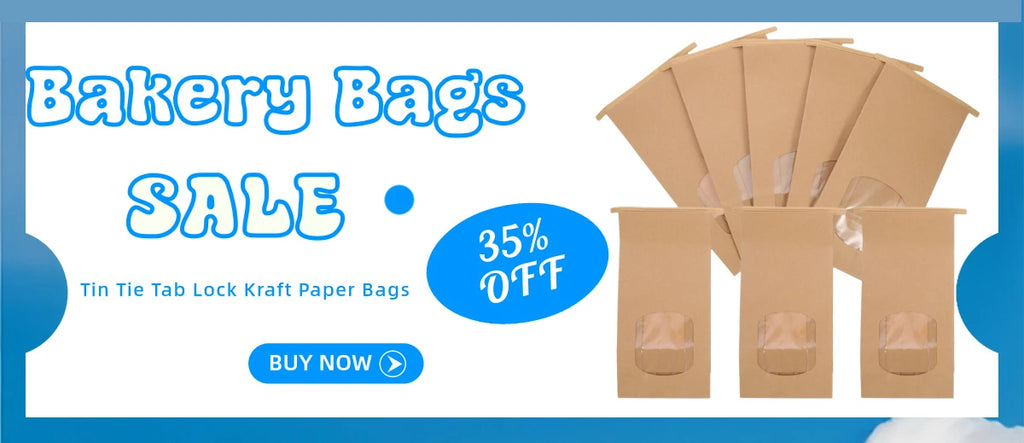 Paper Lunch Bags 50/100PCS Kraft Paper Sandwich Bags for Bread Snack Small Paper Grocery Bags Food Packaging Take Away Bag