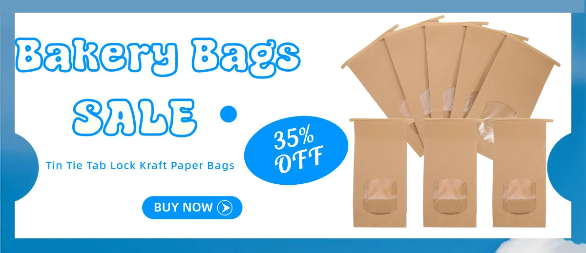 Paper Lunch Bags 50/100PCS Kraft Paper Sandwich Bags for Bread Snack Small Paper Grocery Bags Food Packaging Take Away Bag