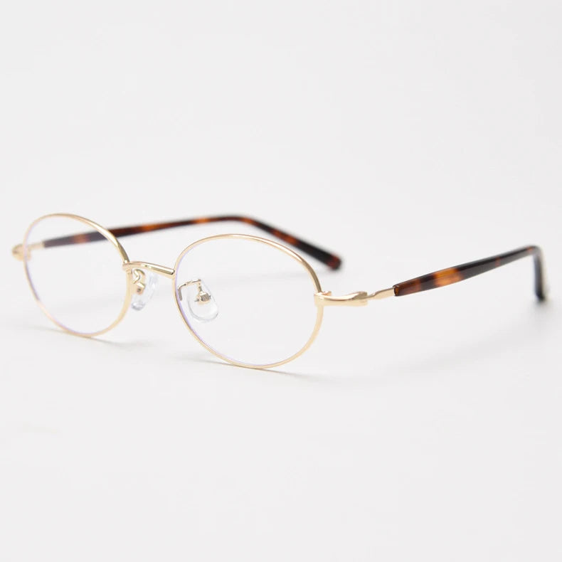 Oval Metal Spectacles Frames – Lightweight Eyeglass Frames for Men & Women