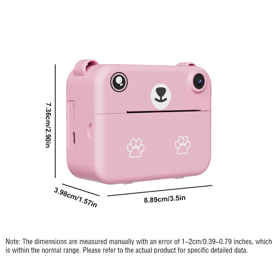 Kids Digital Camera – 1080P HD Instant Print Photo with Video Recorder & Mini Thermal Printer
