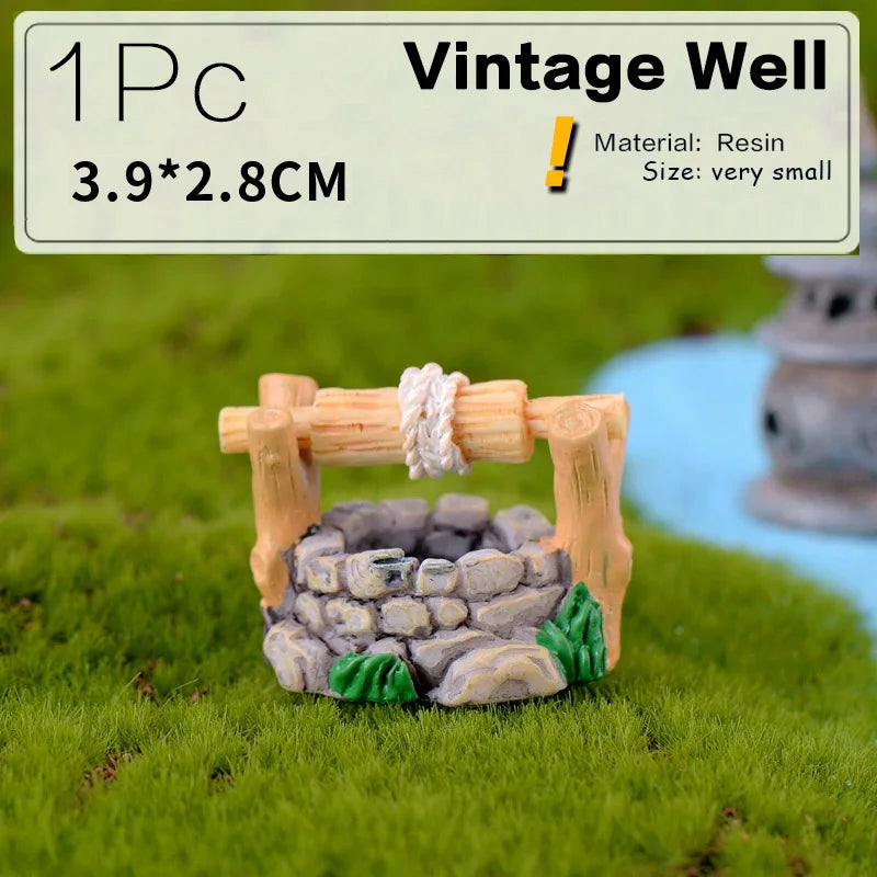 Lighthouse Figurine Miniature | Resin Pool Tower Micro Landscape Ornament | Fairy Garden & Home Decor Accessory