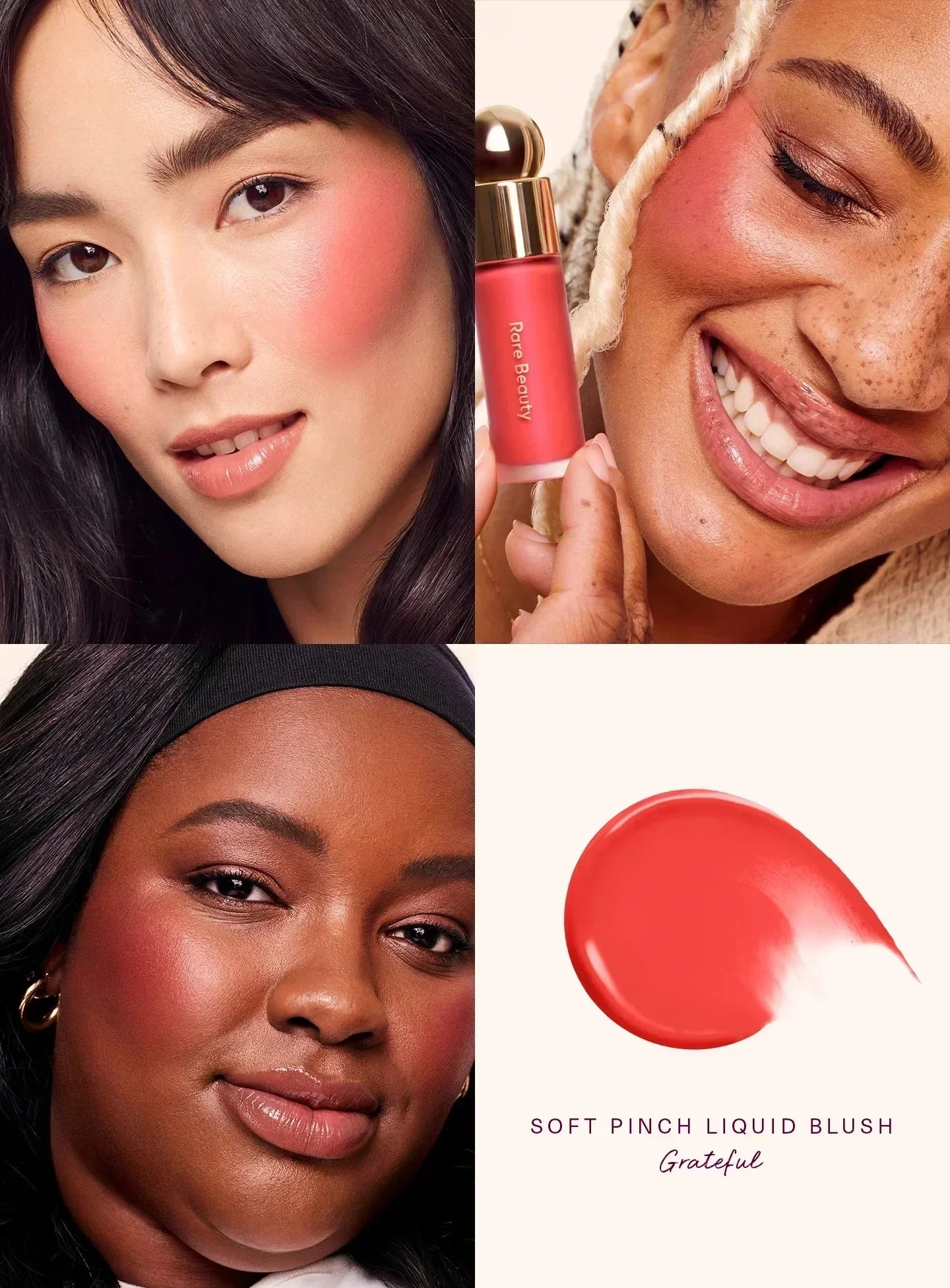 Rare Beauty Liquid Blusher – Highlight, Contour, Bronzer & Lip Gloss Collection