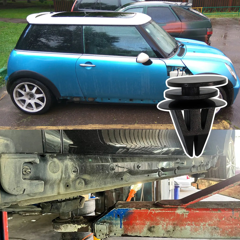 Side Skirt Sill Moulding Cover Trim Fastener Clips Nylon car Interior Clip 07131480419 for Mini Cooper S R50 R53 R56 R57 R58