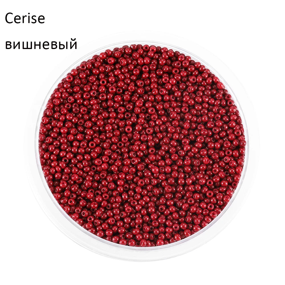2mm Charm Glass beads Czech Glass Seed Beads Small Round Loose Bead For DIY Jewelry Making Earrings Bracelet