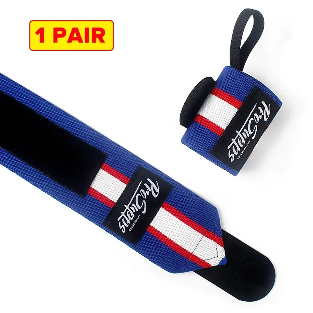 Gym Wrist Support Straps – Breathable Wristbands for Fitness, Weightlifting & Sports (1 Pair)
