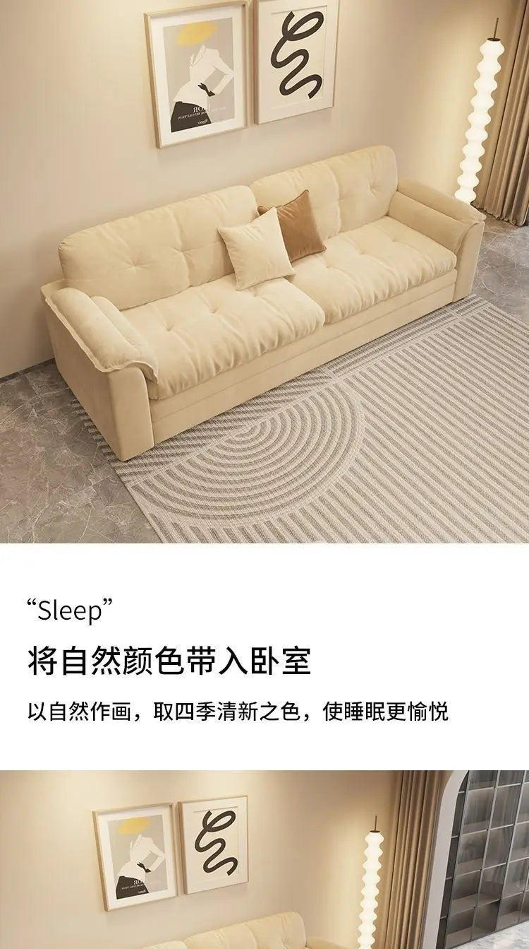 Lazy Relaxing Living Room Sofa – Comfortable Luxury Designer Minimalist Apartment Sofa