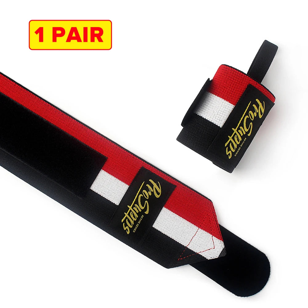 Gym Wrist Support Straps – Breathable Wristbands for Fitness, Weightlifting & Sports (1 Pair)