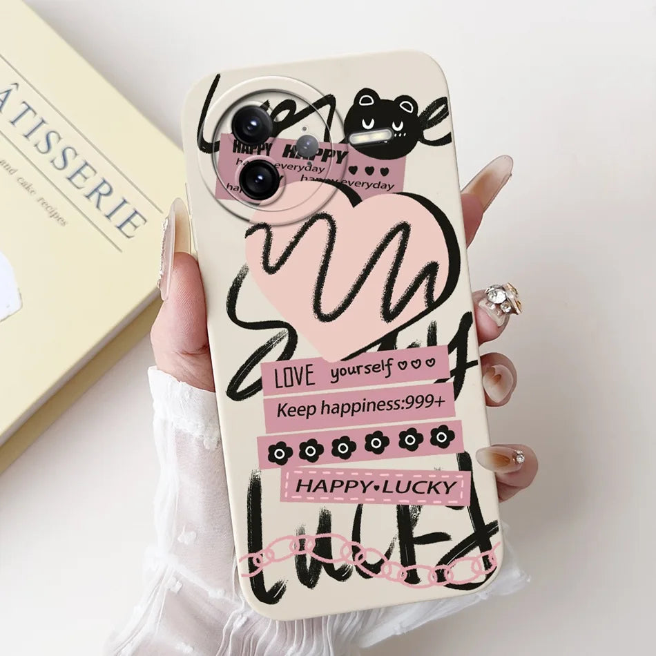 Xiaomi Poco F7 Ultra / F7 Pro Phone Case – Cute Cat & Panda Soft Silicone Shockproof Cover